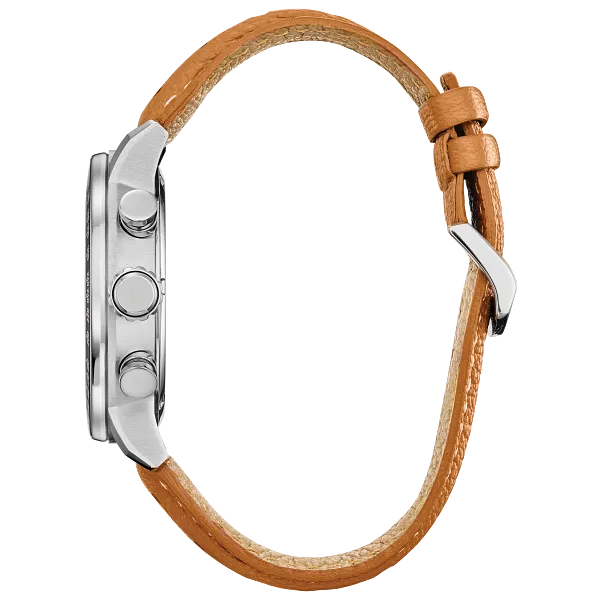 Au Maison Rebel Pilot Black Dial Leather Strap CA0761-06W