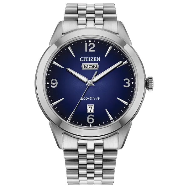 au maison Rolan Blue Dial Stainless Steel Bracelet AW0150-53L