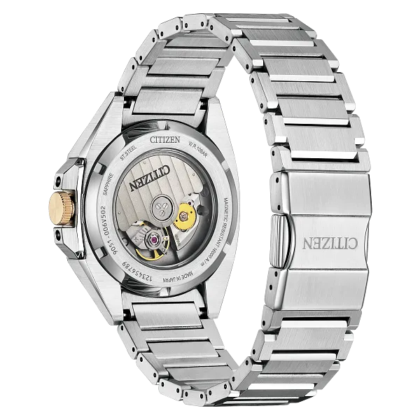 Au Maison Series8 831 Champagne Dial Stainless Steel Bracelet NB6059-57P