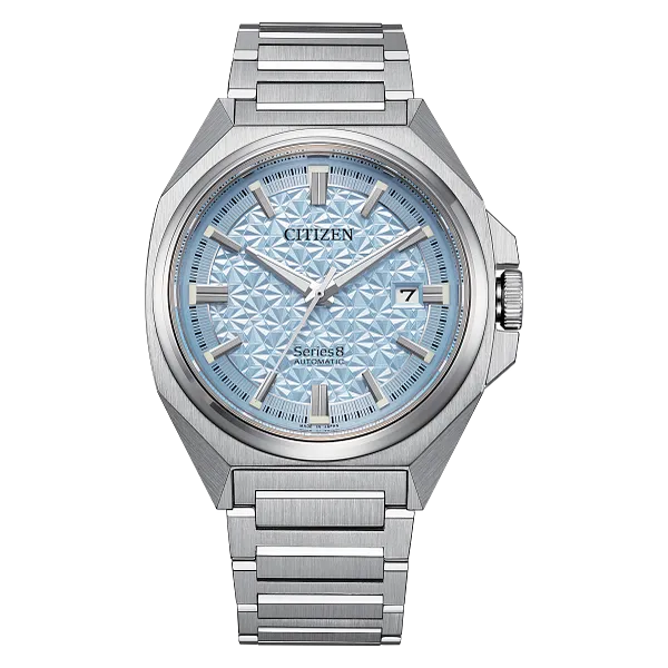 au maison Series8 831 Light Blue Dial Stainless Steel Bracelet NB6051-59L