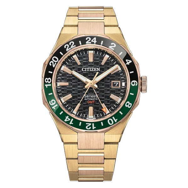 au maison Series8 880 GMT Black Dial Stainless Steel Bracelet NB6033-51E