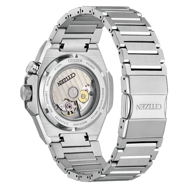 Au Maison Series8 890 Blue Dial Stainless Steel Bracelet NB6060-58L