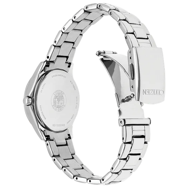 Au Maison Silhouette Crystal - Ladies Eco-Drive FE1140-86X Pink Watch