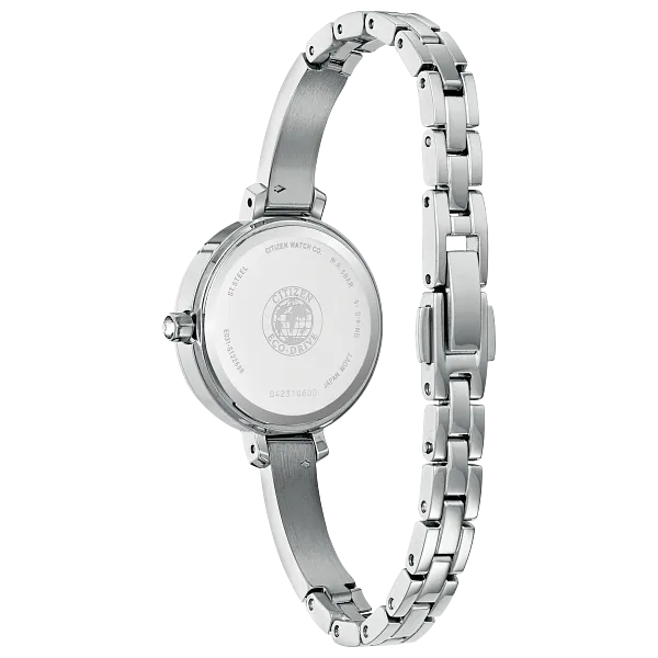 Au Maison Silhouette Crystal White Dial Stainless Steel Bracelet EM0860-51D