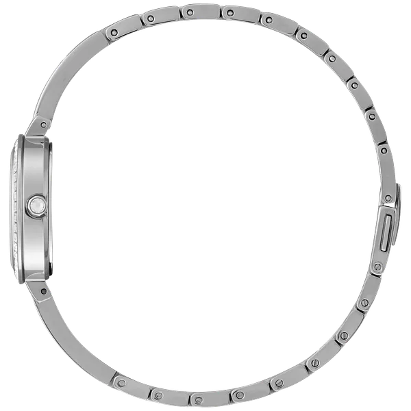 Au Maison Silhouette Crystal White Dial Stainless Steel Bracelet EM0860-51D