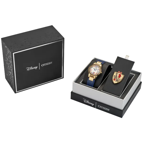 Au Maison Snow White Flora Beige Dial Leather Strap GA1079-41W