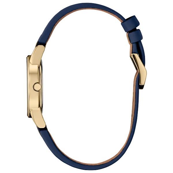 Au Maison Snow White Flora Beige Dial Leather Strap GA1079-41W