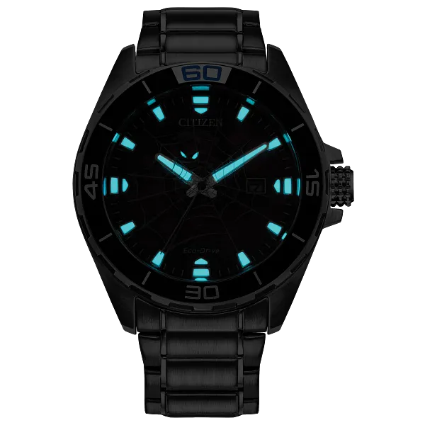 Au Maison Spider-Man Blue Dial Stainless Steel Bracelet BM7610-52W