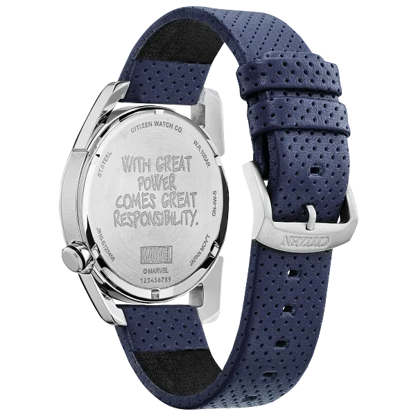 Au Maison Spider-Man Red Dial Leather Strap AW1680-03W