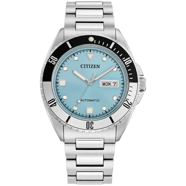 au maison Sport Automatic Light Blue Dial Stainless Steel Bracelet NH7530-52L