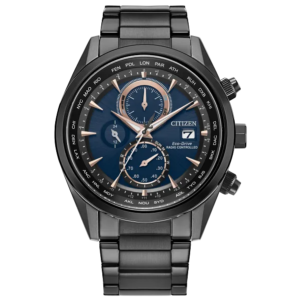 au maison Sport Luxury Blue Dial Stainless Steel Bracelet AT8265-57L