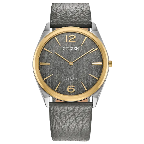 au maison Suratto Gray Dial Leather Strap AR3124-07H