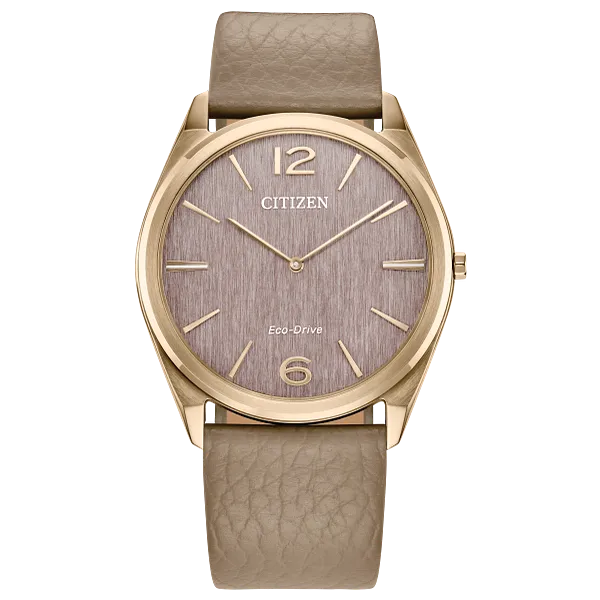 au maison Suratto Pink Dial Leather Strap AR3123-00X