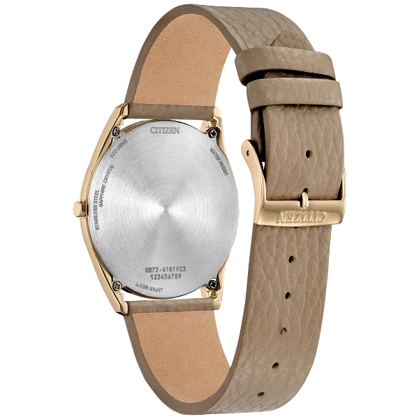 Au Maison Suratto Pink Dial Leather Strap AR3123-00X