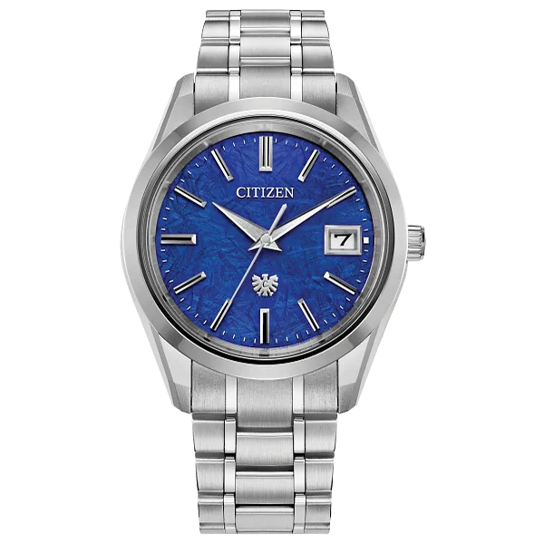 au maison The CITIZEN Blue Dial Super Titanium Bracelet AQ4100-57M