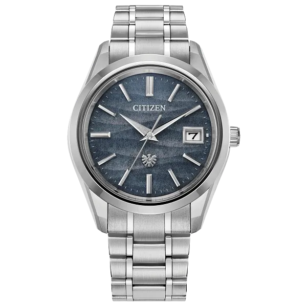 au maison The CITIZEN Gray Dial Super Titanium Bracelet AQ4100-65H