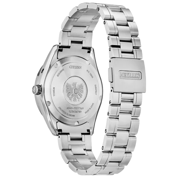Au Maison The CITIZEN Silver-Tone Dial Super Titanium Bracelet AQ4100-57B