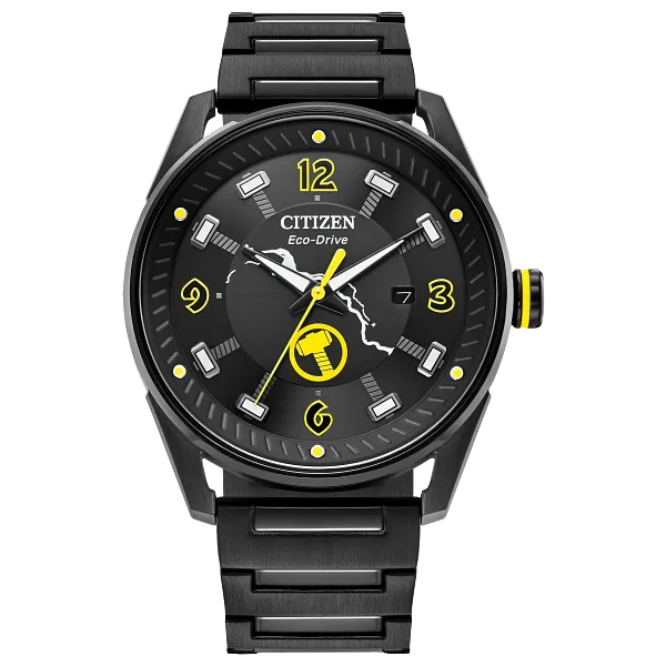 au maison Thor Black Dial Stainless Steel Bracelet BM6987-50W