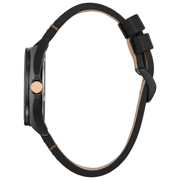 Au Maison Tony Stark '63 Black Dial Leather Strap AW2075-05W