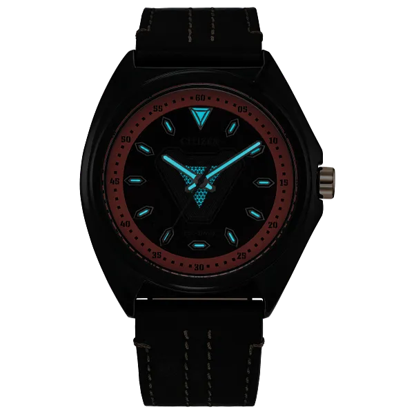 Au Maison Tony Stark '63 Black Dial Leather Strap AW2075-05W