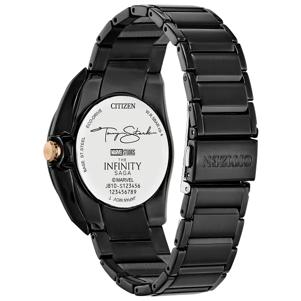 Au Maison Tony Stark Black Dial Stainless Steel Bracelet AW1019-52W