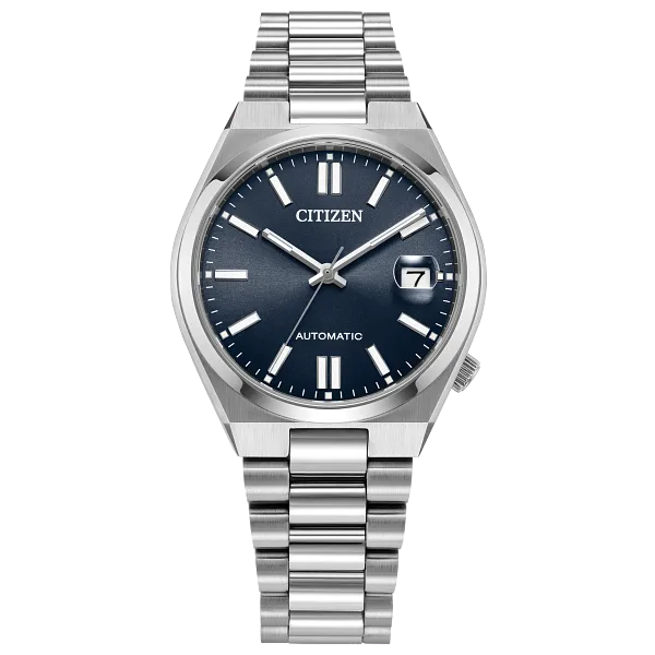 au maison TSUYOSA 37mm Blue Dial Stainless Steel Bracelet NJ0200-50M