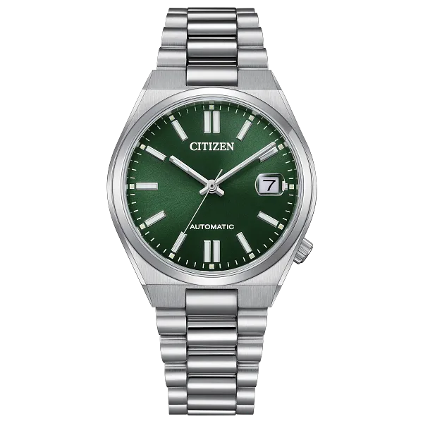 au maison TSUYOSA 37mm Green Dial Stainless Steel Bracelet NJ0200-50X