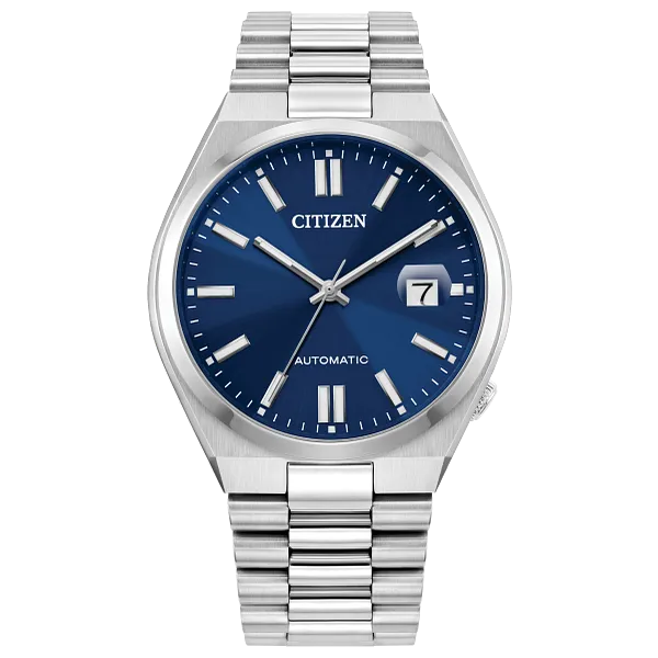 au maison TSUYOSA Blue Dial Stainless Steel Bracelet NJ0150-56L