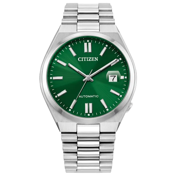 au maison TSUYOSA Green Dial Stainless Steel Bracelet NJ0150-56X