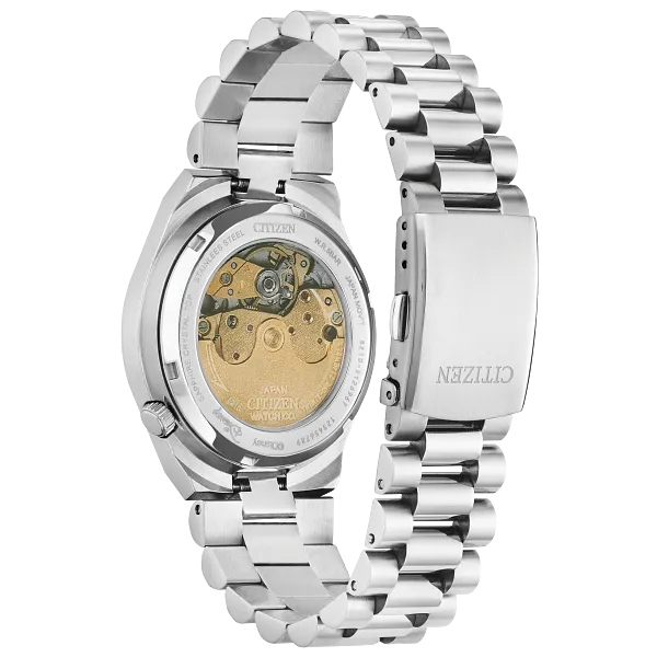 Au Maison TSUYOSA Mickey Mouse Blue Dial Stainless Steel Bracelet NJ0156-50L