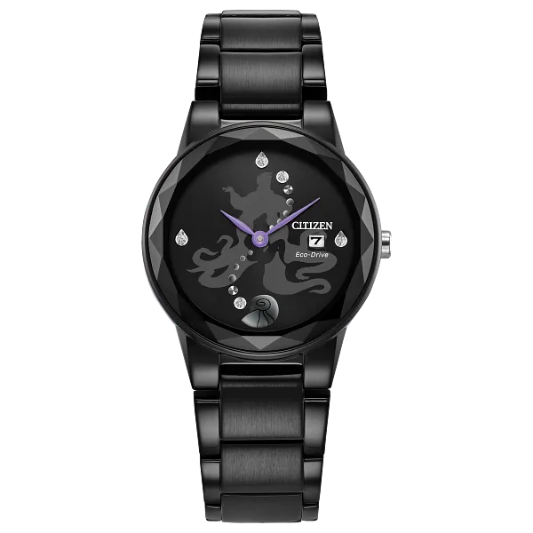 au maison Ursula Black Dial Stainless Steel Bracelet GA1075-68W