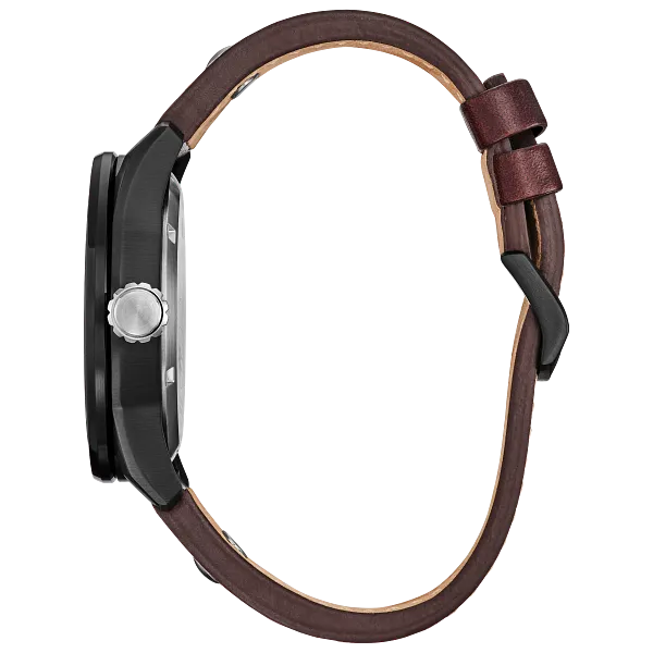 Au Maison X-Wing And TIE Fighter Black Dial Leather Strap AW1738-05W