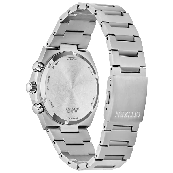 Au Maison Zenshin Chrono Silver-Tone Dial Super Titanium Bracelet CA4610-85A