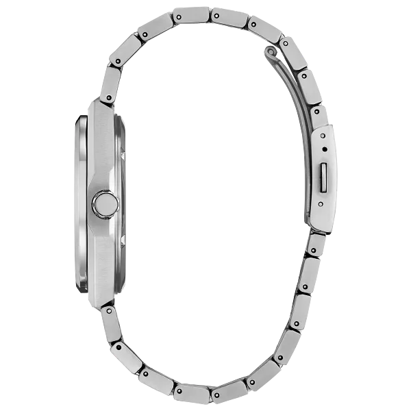 Au Maison Zenshin Mechanical Light Blue Dial Super Titanium Bracelet NJ0180-80M