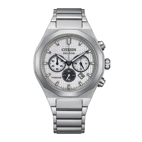 au maison Zenshin Senkei White Dial Super Titanium Bracelet CA4690-51A