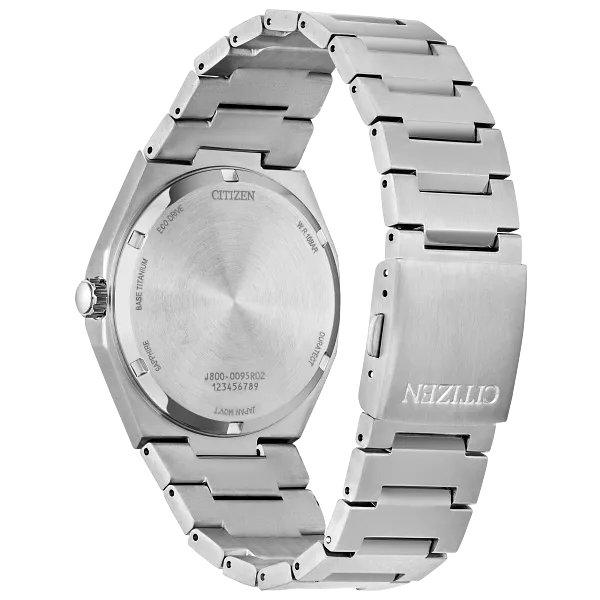 Au Maison Zenshin Three-hand Green Dial Super Titanium Bracelet AW0130-85X