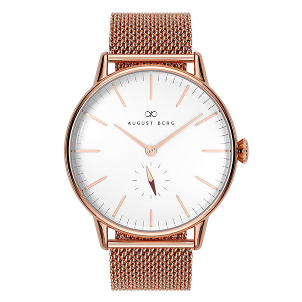 august berg Simply Rose Gold Mesh | August Berg