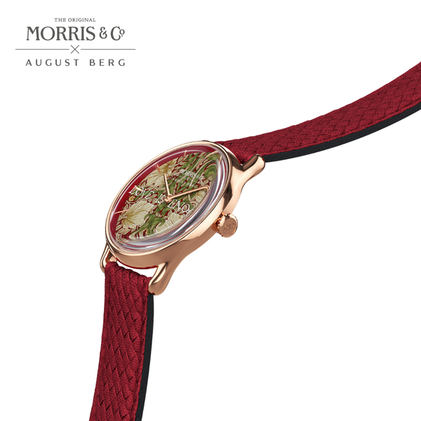 August Berg Morris & Co. Crimson Rose Gold Pimpernel Watch