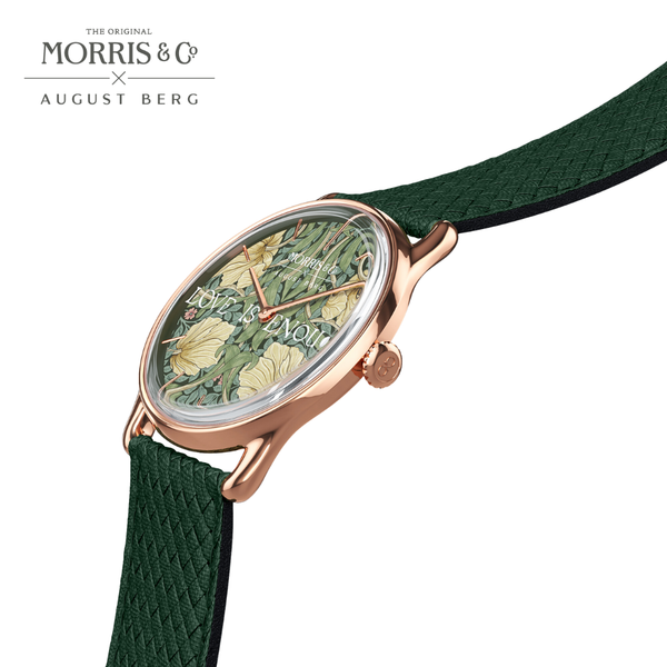 August Berg Morris & Co. Fennel Rose Gold Pimpernel Watch - August Berg