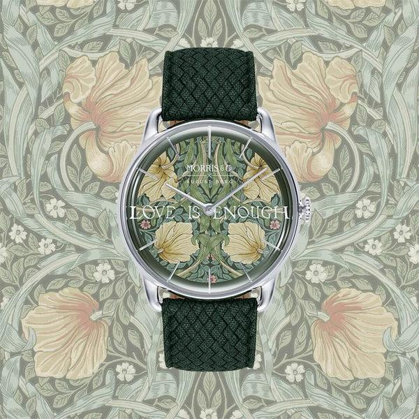 August Berg Morris & Co. Fennel Silver Pimpernel Watch