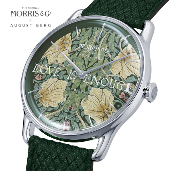 August Berg Morris & Co. Fennel Silver Pimpernel Watch