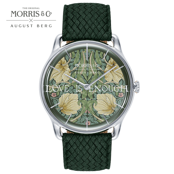 august berg Morris & Co. Fennel Silver Pimpernel Watch