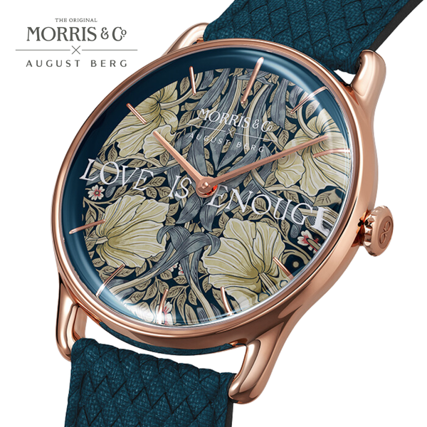 August Berg Morris & Co. Indigo Rose Gold Pimpernel Watch