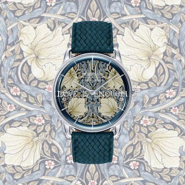 August Berg Morris & Co. Indigo Silver Pimpernel Watch