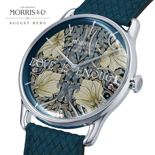 August Berg Morris & Co. Indigo Silver Pimpernel Watch