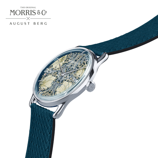 August Berg Morris & Co. Indigo Silver Pimpernel Watch