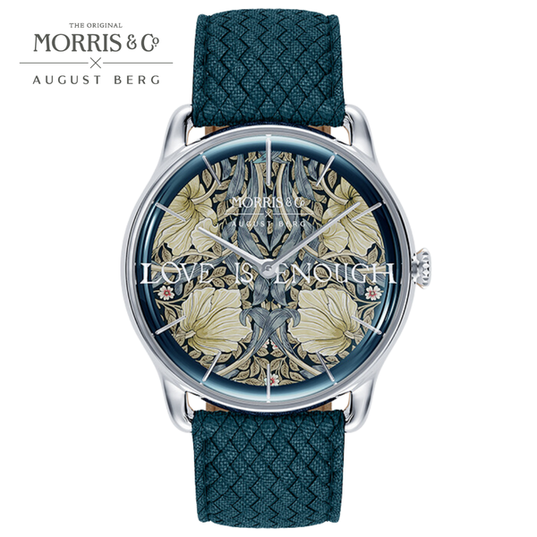 august berg Morris & Co. Indigo Silver Pimpernel Watch