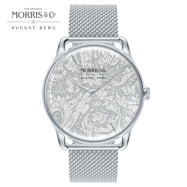 august berg Morris & Co. Silver Bachelors Button Watch