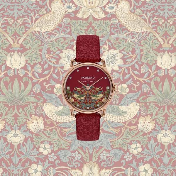 August Berg Petite Strawberry Thief Crimson | August Berg