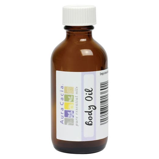 aura cacia Aura Cacia 2 fl. oz. Amber Bottle with Writable Label 2 fl. oz